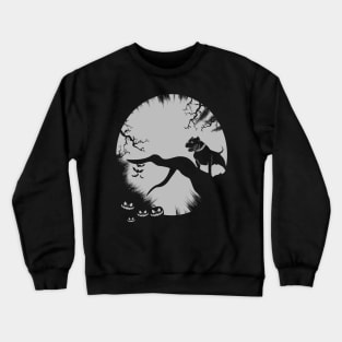 Pitbull Pumpkin Halloween Crewneck Sweatshirt